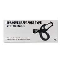 Stetoscopio tipo Rappaport: tre campane e cinque teste